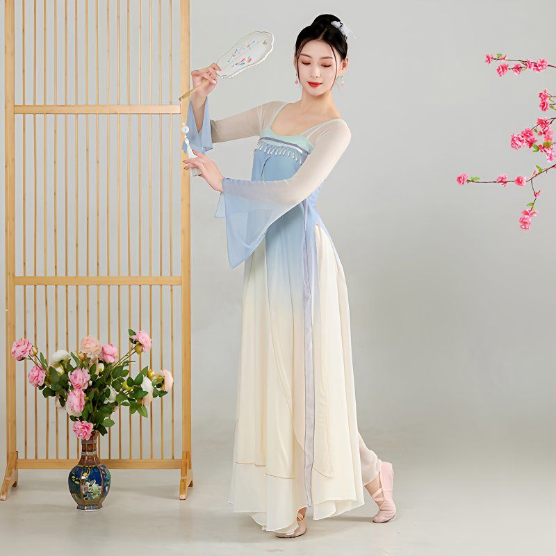 古典舞舞蹈服女飘逸连衣