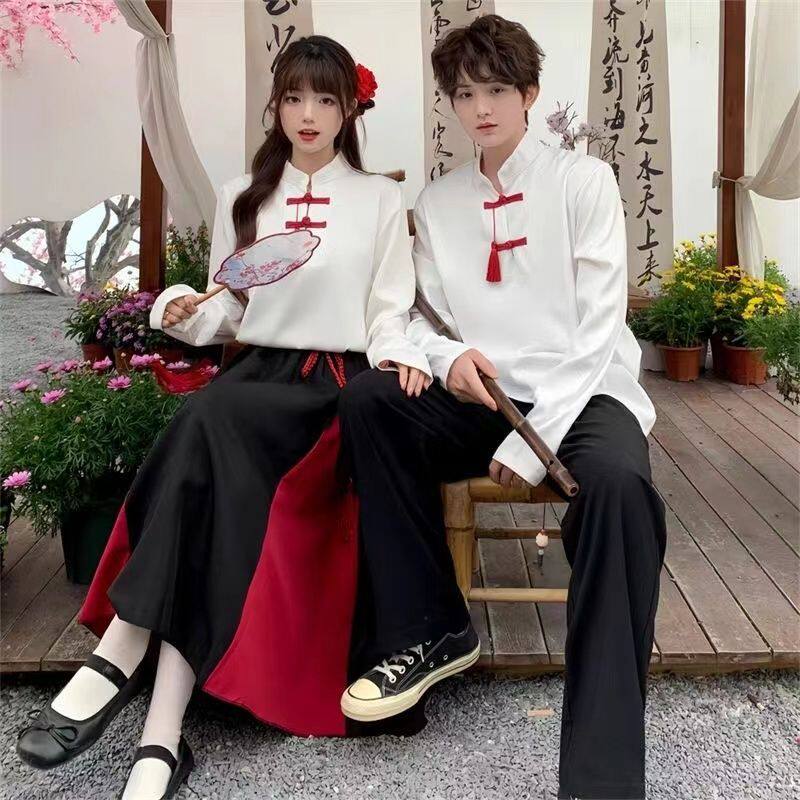 古风新中式班服汉服女初