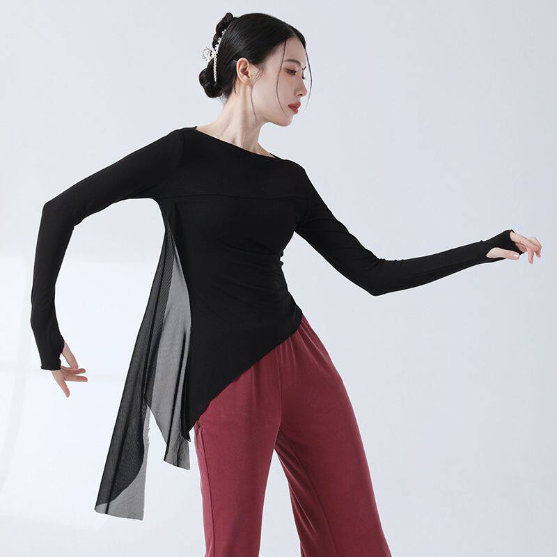 现代舞蹈服练功服女春季