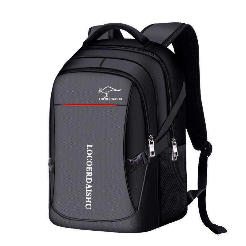 NEW MENS BACKPACK TREND LARGE CAPACITY MIDDLE AND HIGH SCHOOL STUDENTS SUB RECHARGEABLE SCHOOL BAG TRAVEL BAG COMPUTER BAG