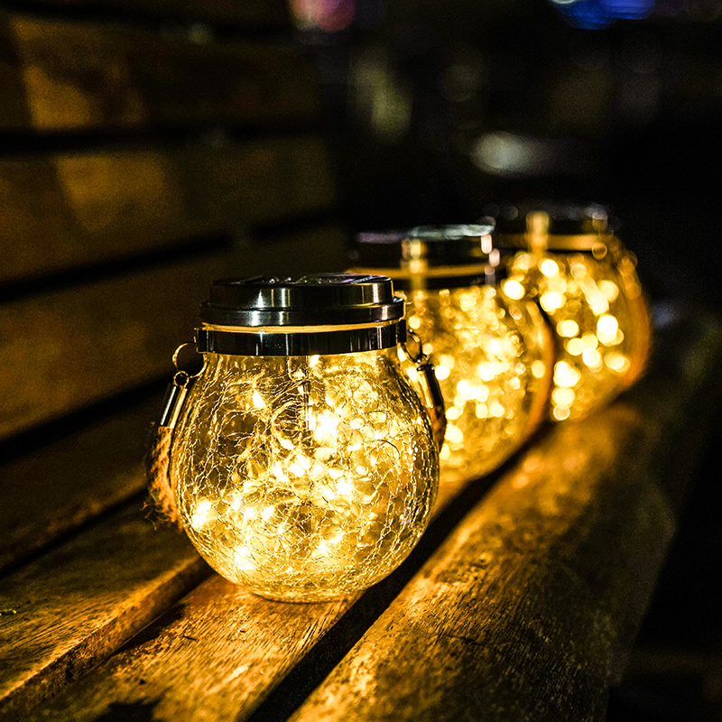 太陽能充電燈串滿天星別墅庭院燈