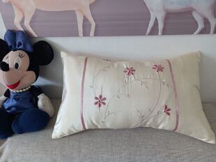 外贸绣花腰枕套抱枕套靠枕汽车办公样板房30x50cm单品清仓甩卖