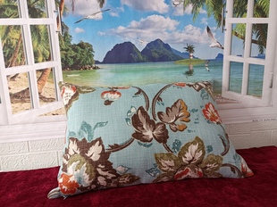 棉麻混纺抱枕质感沙发办公靠垫套靠枕套腰枕套45X45 40X60加厚