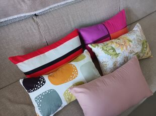 外贸纯棉腰枕套抱枕套30x50cm全棉颈枕抱枕