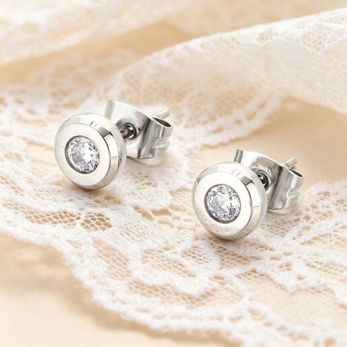 Fashion ear stud for women earrings stainless steel 2026
