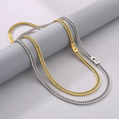 Men chains golden Silvery hip-hop fashion necklace rapper