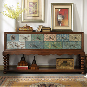 餐边柜实木多功能装 饰柜茶水柜客厅边柜储物柜家用餐厅柜子咖啡柜