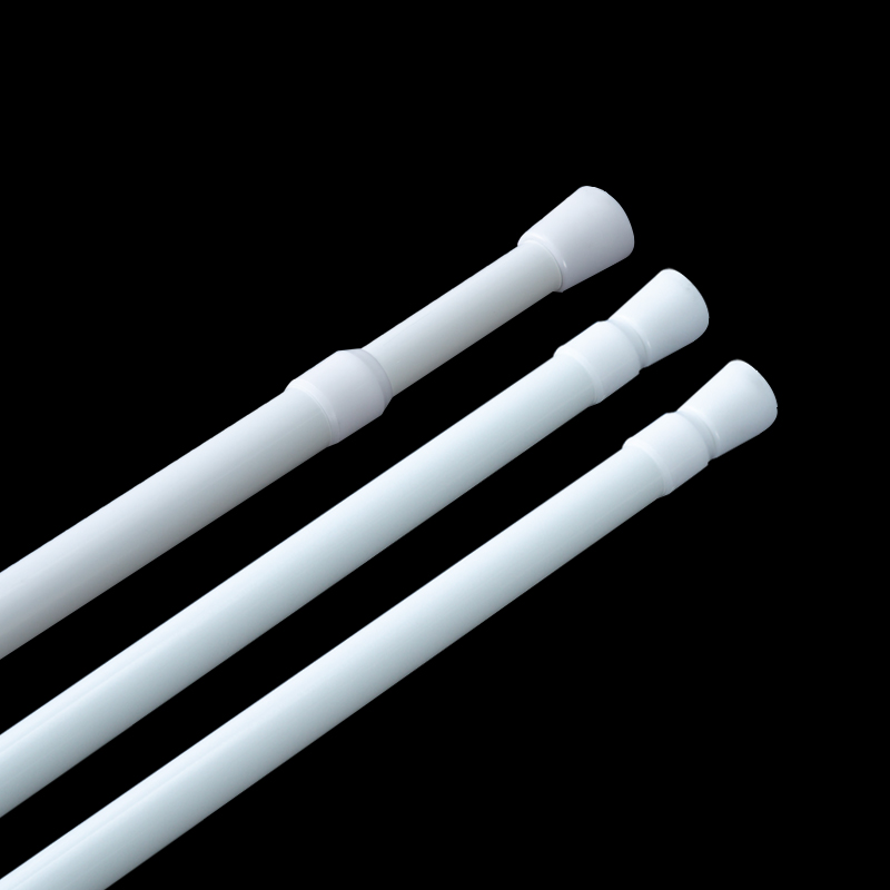 免打孔伸缩杆浴帘杆窗帘罗马杆卧室阳台晾衣杆衣柜撑杆免安装黑色