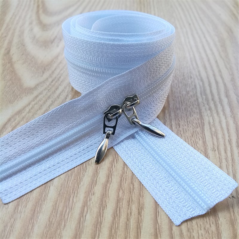 被子拉链长款被套拉链条装专用加厚床单沙发双头尼龙白色拉锁配件