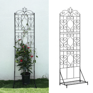 园艺绿萝植物攀爬支架山乌龟月季 蔷薇球兰铁线莲花架爬藤架子铁艺