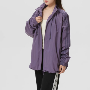 Adidas阿迪达斯三叶草女装2026春季新款OVSD TT W时尚外套KR2626
