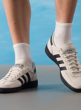 Adidas阿迪达斯男鞋女鞋2025秋季新款HANDBALL低帮休闲鞋JR3667