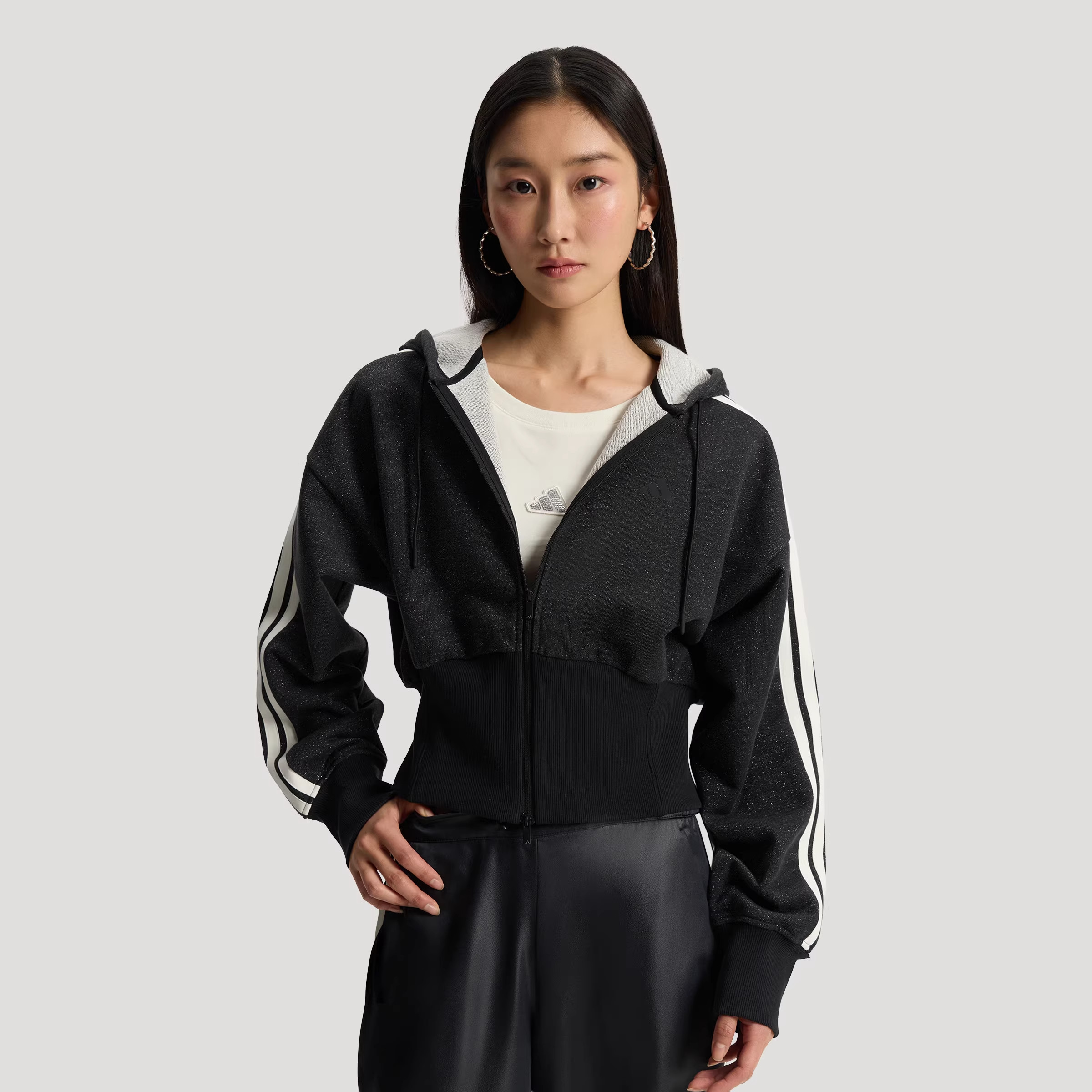 Adidas阿迪达斯女装2026春季新款DCE KN JKT 1户外休闲外套KX8905