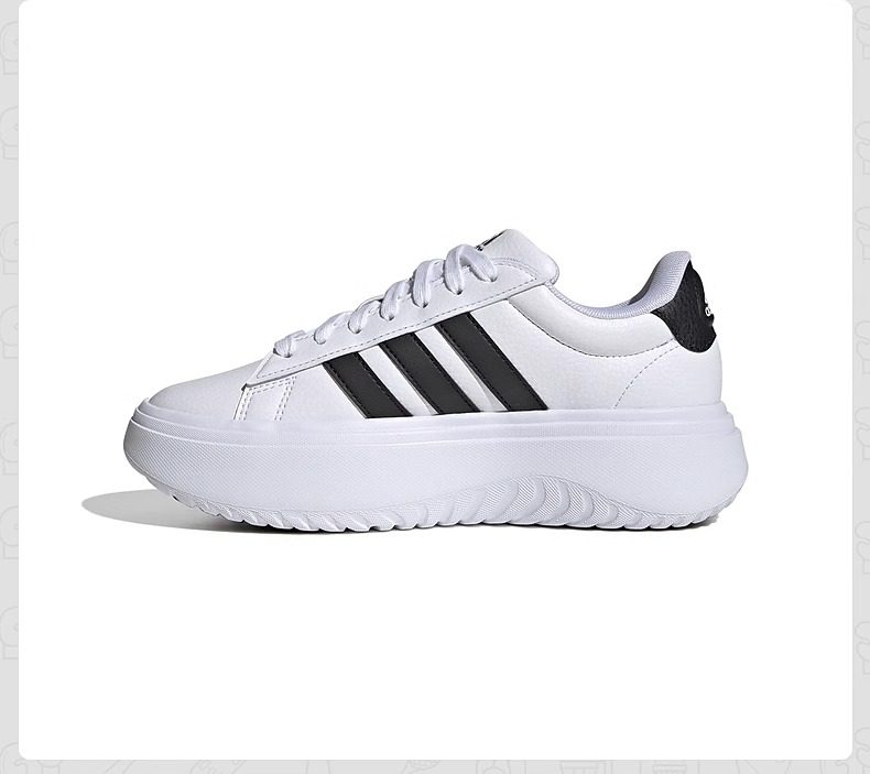 Adidas阿迪达斯女鞋2025秋季新款简约网球厚底运动休闲鞋IE1092