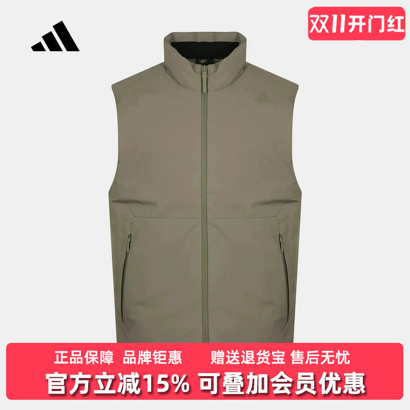 Adidas阿迪达斯男装2026冬季新款TH LW D VEST休闲运动马甲KW4717