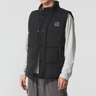 2025冬季 Vest 新款 Down 保暖羽绒马甲635755 Button PUMA彪马男装