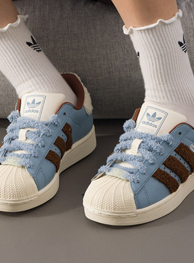 Adidas阿迪达斯三叶草女鞋2025冬季新款时尚耐磨休闲鞋JR6987