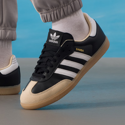 Adidas阿迪达斯三叶草男鞋女鞋2025冬季新款SAMBA OG休闲鞋JS3832