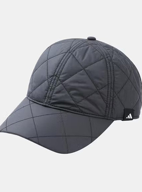 Adidas阿迪达斯男帽女帽2025冬季新款QUILTING CAP运动帽IA7502