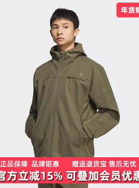 Adidas阿迪达斯男装2025冬季新款SL WARM JKT加绒梭织夹克KA1305