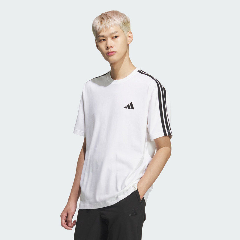 Adidas阿迪达斯男装2026秋季新款ES+ 3S S/S TEE短袖T恤KF3739