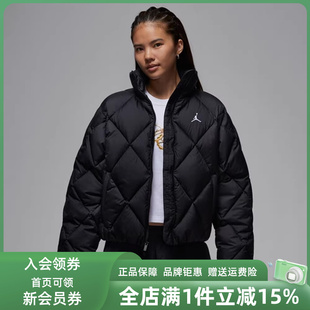 新款 2025冬季 QLT立领外套HV0418 BRK PUFFER Nike耐克女装