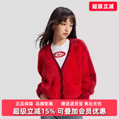 运动针织开衫 新款 外套KT3171 2025冬季 Adidas阿迪达斯三叶草女装