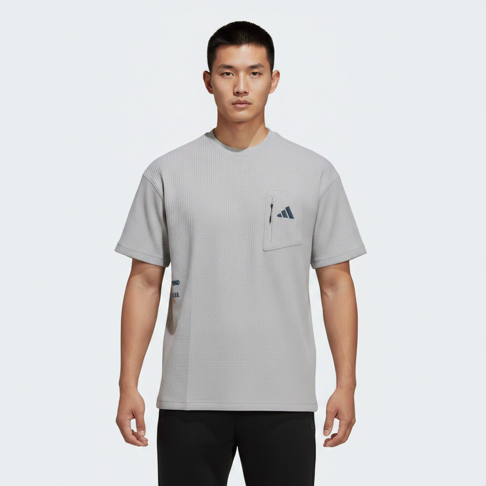 Adidas阿迪达斯男装2026秋季新款M LOGO TEE2休闲短袖T恤LE1237
