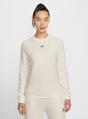 Nike耐克女装2025冬季新款NSW FLC STD CREW CNY套头卫衣IQ3827