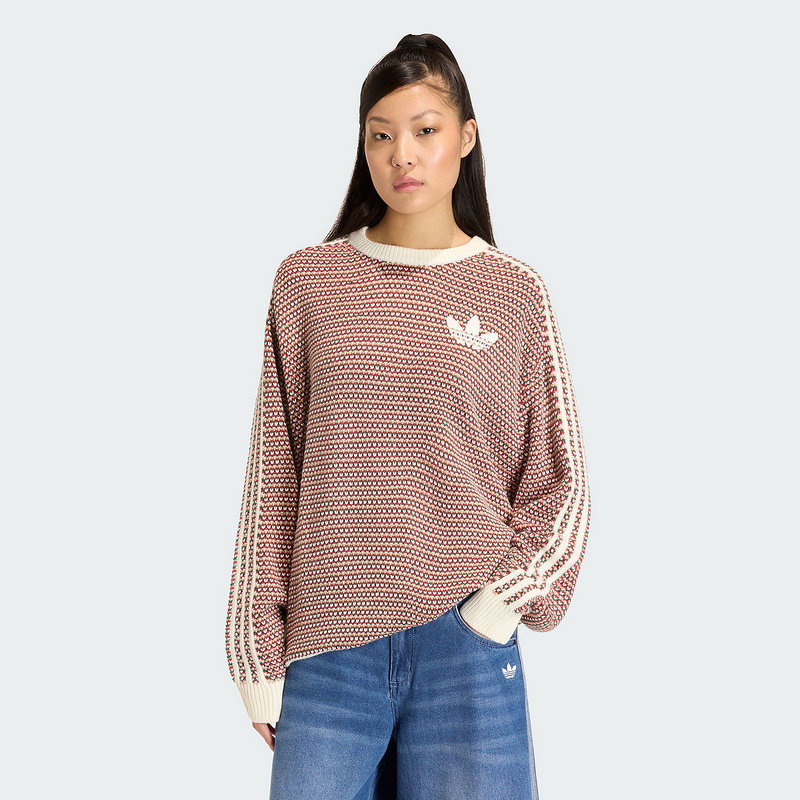 Adidas阿迪达斯三叶草男装女装2026春季新款休闲圆领套头衫KQ6291