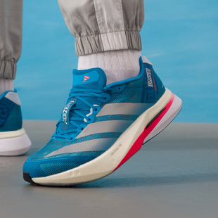 Adidas阿迪达斯男鞋2025冬季新款ADIZERO BOSTON 13跑步鞋JR4868