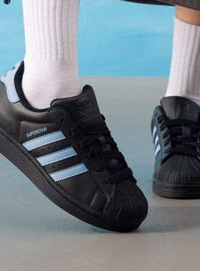 Adidas阿迪达斯三叶草男鞋女鞋2025秋季新款SUPERSTAR板鞋JS1338