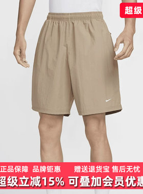 Nike耐克男裤2025秋季新款 SWSH WVN休闲宽松短裤DX0750