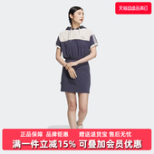 中长裙JP1437 连帽休闲短袖 Adidas阿迪达斯三叶草女裙夏季 新款