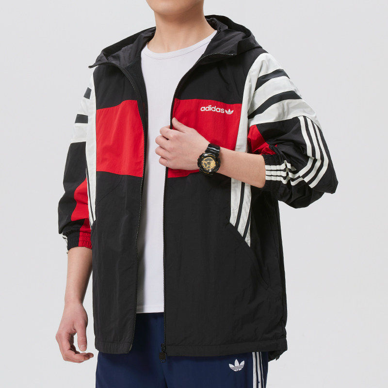 Adidas阿迪达斯三叶草男装2026春季新款WINDBREAKER防风衣KW4809
