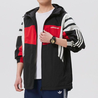Adidas阿迪达斯三叶草男装2026春季新款WINDBREAKER防风衣KW4809