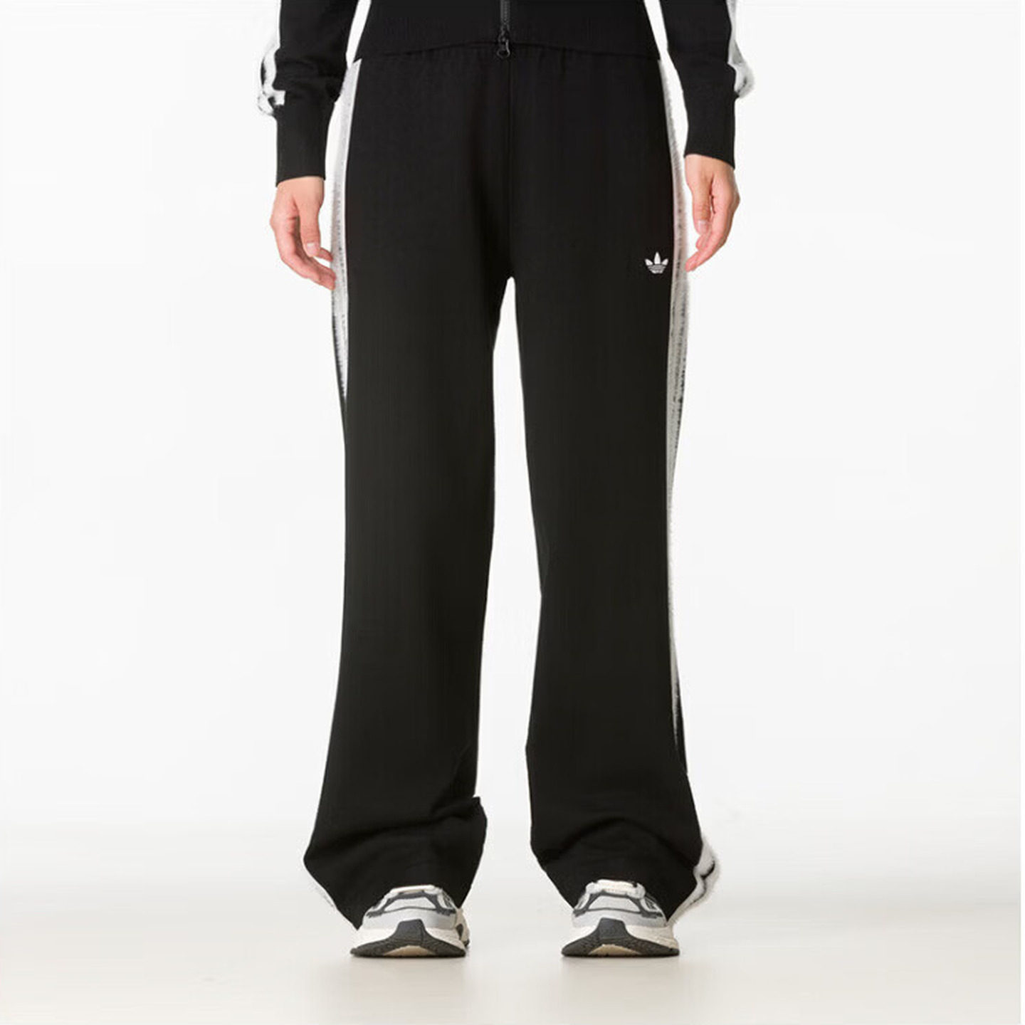 Adidas阿迪达斯三叶草女裤2026秋季新款KNIT FB TP针织长裤KS9363