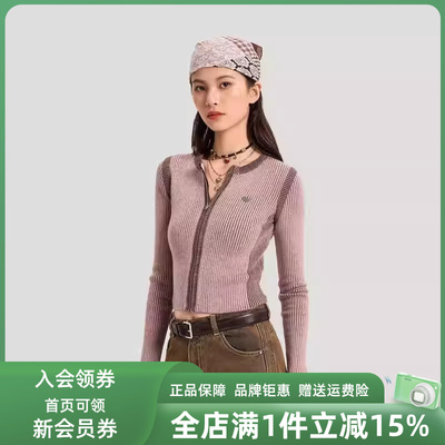 Adidas阿迪达斯女装2026春季新款SWEATER JKT休闲夹克外套KR5038