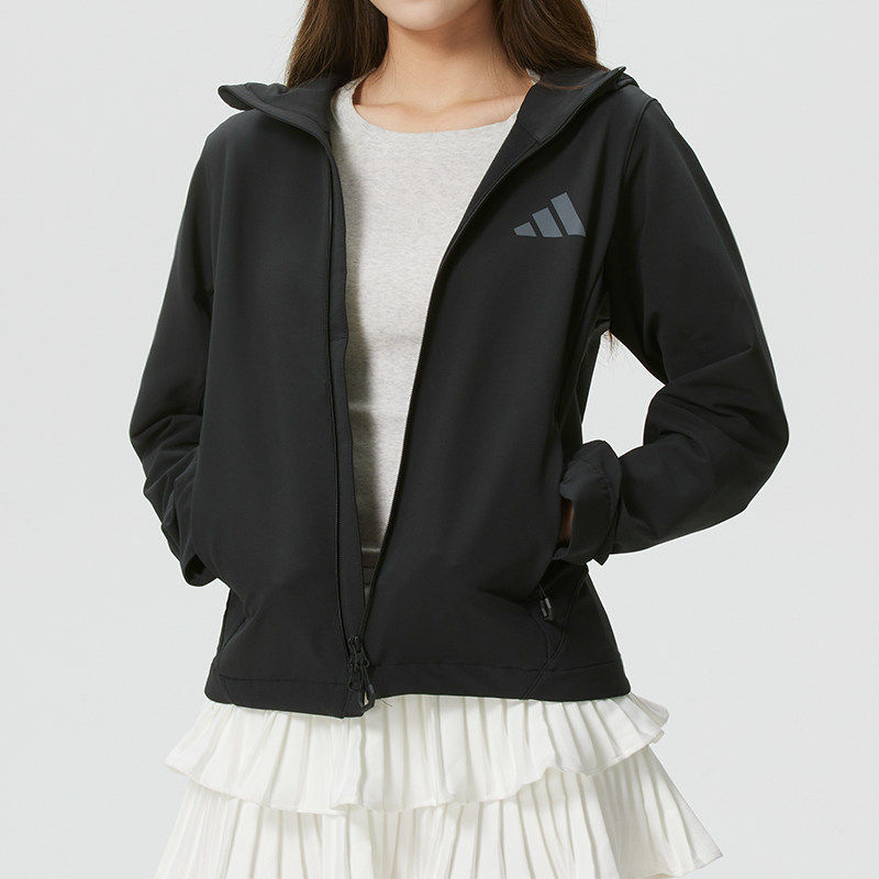 Adidas阿迪达斯女装2026春季新款MT W CW SFTS J梭织外套KC6990