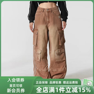 CARGO运动裤 Adidas阿迪达斯女裤 KC5871 DENIM 2025冬季 新款