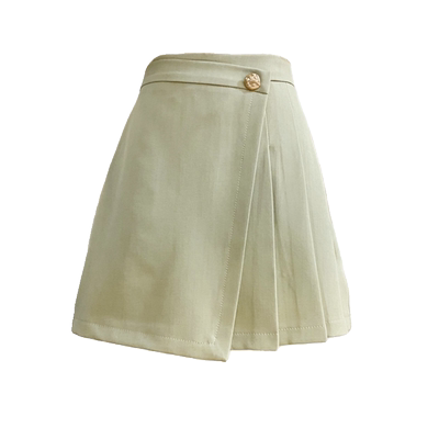 短裙百褶韩版a字不规则半身裙女