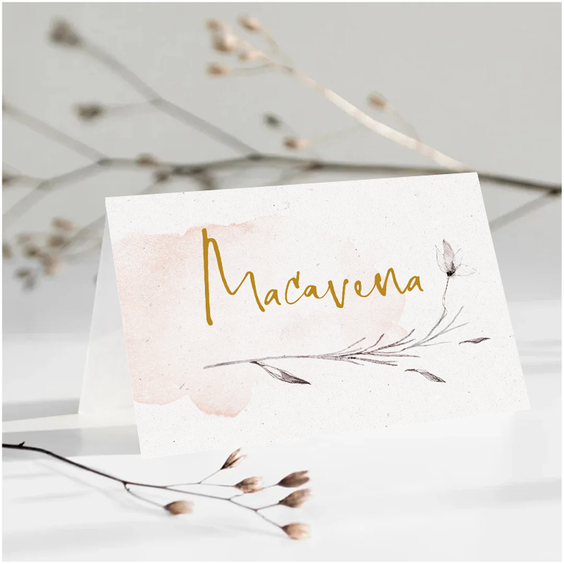 定制名卡定制宾客名单桌卡座位卡