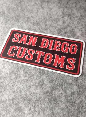 字母个性车贴潮流改装汽车贴摩托贴纸搞笑外饰内饰划纹 烫画D1857