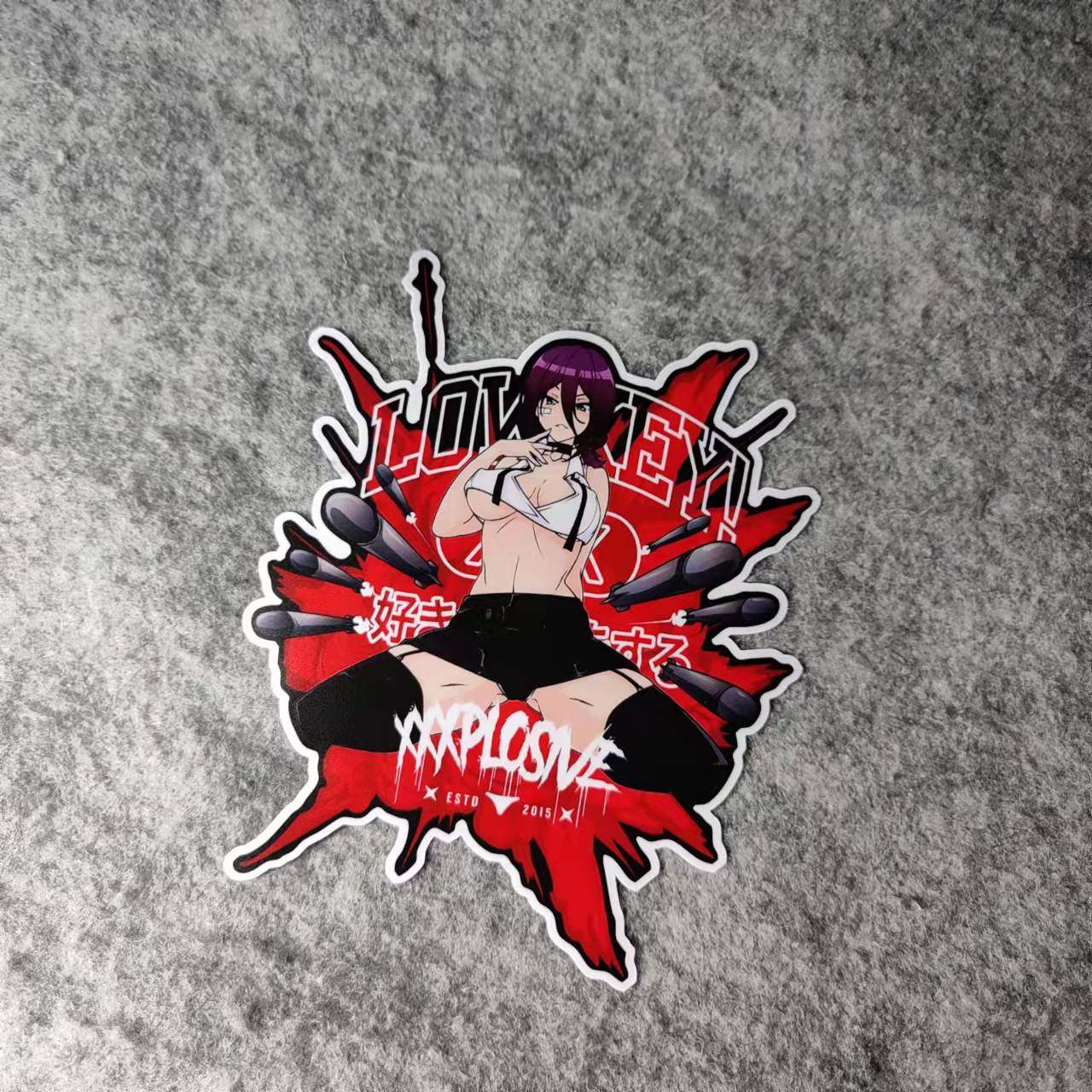 火爆卡通画二次元漫画老婆酱改装汽车摩托贴纸痛车小窗车贴D2292