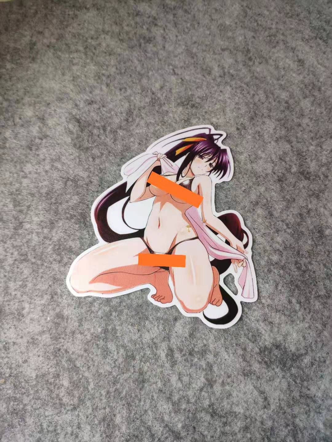 痛车二次元油箱盖摩托外饰纹车贴