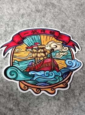 二次元日漫改装痛车摩托贴电动车老婆酱侧窗PVC烫画D1531