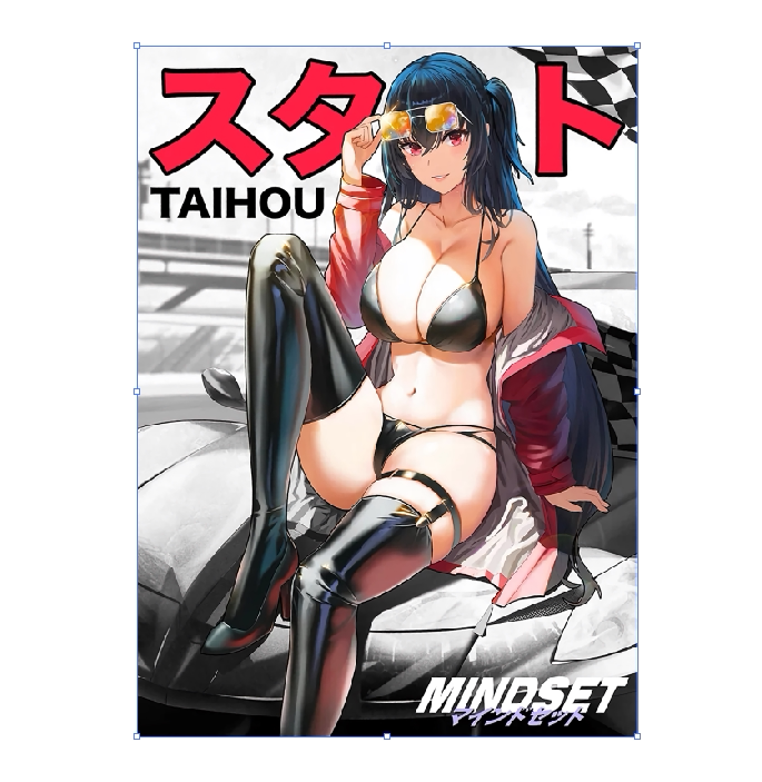 画烫画划纹贴二次元日漫卡哇伊性感美女车贴卡通动漫摩托贴d2871