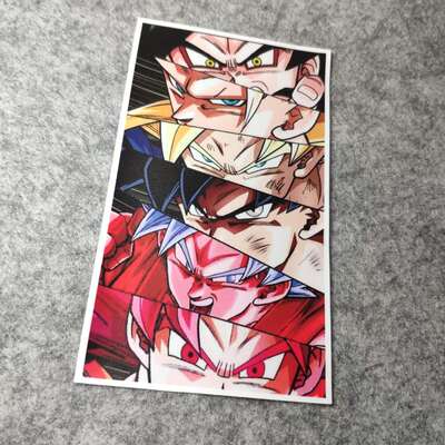七龙珠漫画潮流改装二次元动漫汽车贴摩托贴纸侧窗划纹烫画D1342