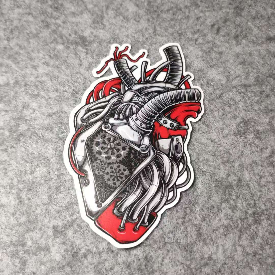 个性圖圖車新款汽车摩托橡胶贴窗图片