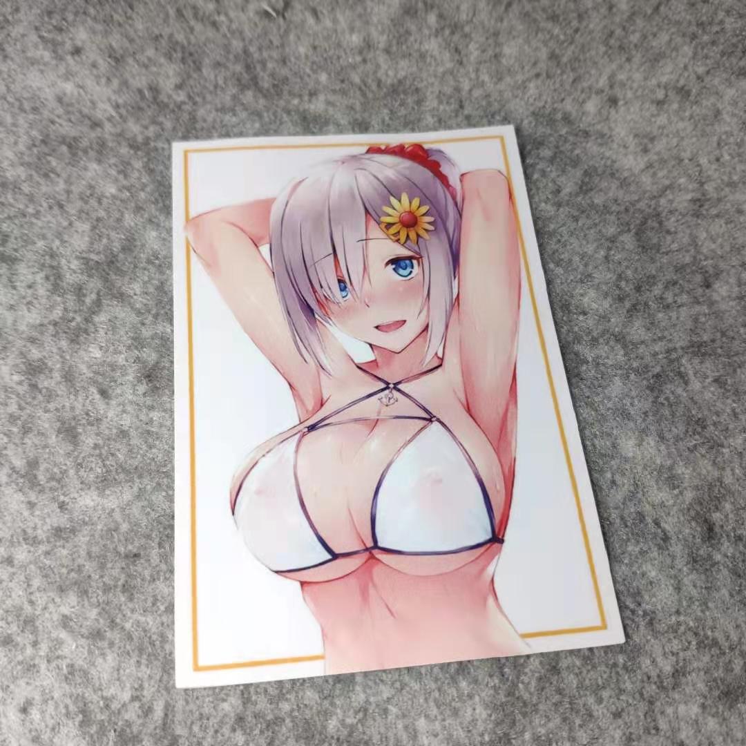 萌女机车摩托贴个性车贴二次元